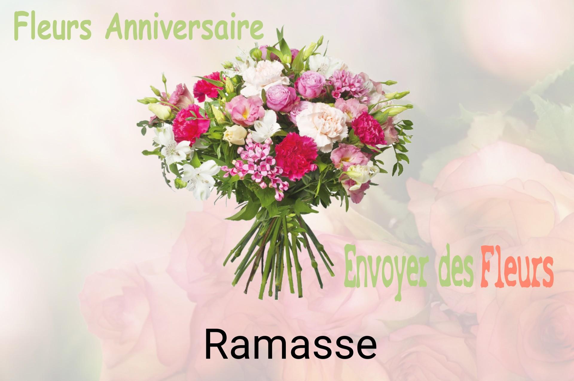 Bouquet de fleurs d’anniversaire livré à Ramasse
